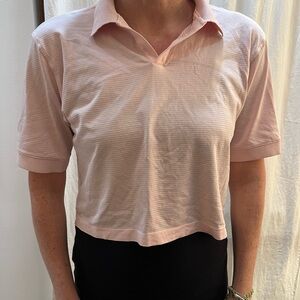 Lululemon cropped polo shirt